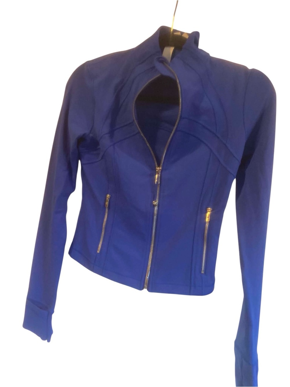 NWT Lululemon Define Cropped Jacket BEACHBALL BLUE Size 6